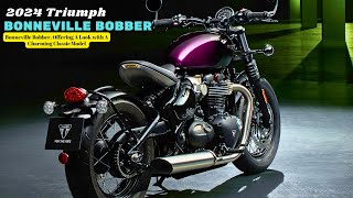 Bonneville Bobber, Offering A Look with A Charming Classic Model | 2024 Triumph Bonneville Bobber