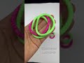 Beaded Bracelets Neon Pink Neon Green браслеты из бисера колечки из бисера