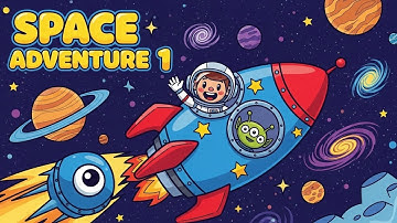 Space Adventure 1 🚀🌌 | Fun Learning & Movement Song for Kids | Happy Tales & Tunes