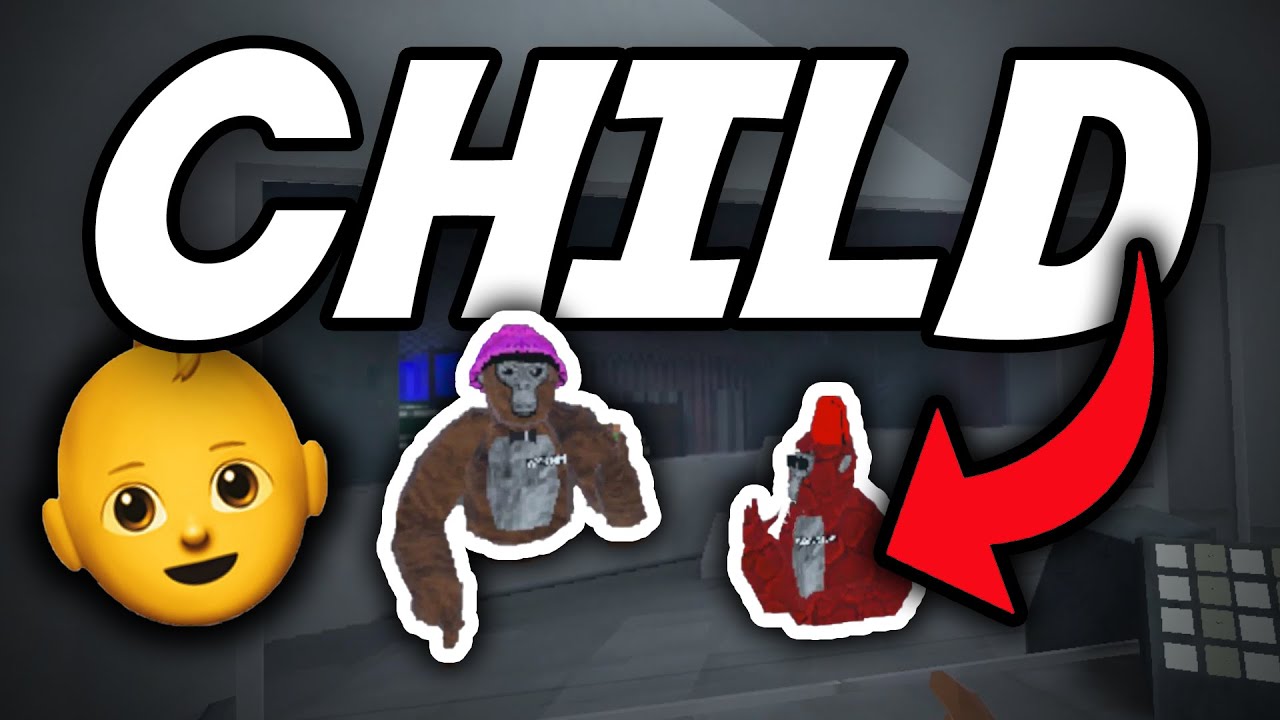Gorilla Tag, but if we find a child the video ends..