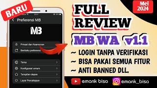 full review mb whatsapp ios v1.0 terbaru 2024