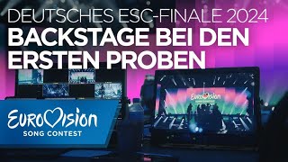 Backstage beim deutschen ESC-Vorentscheid | Das deutsche Finale | Eurovision Song Contest | NDR