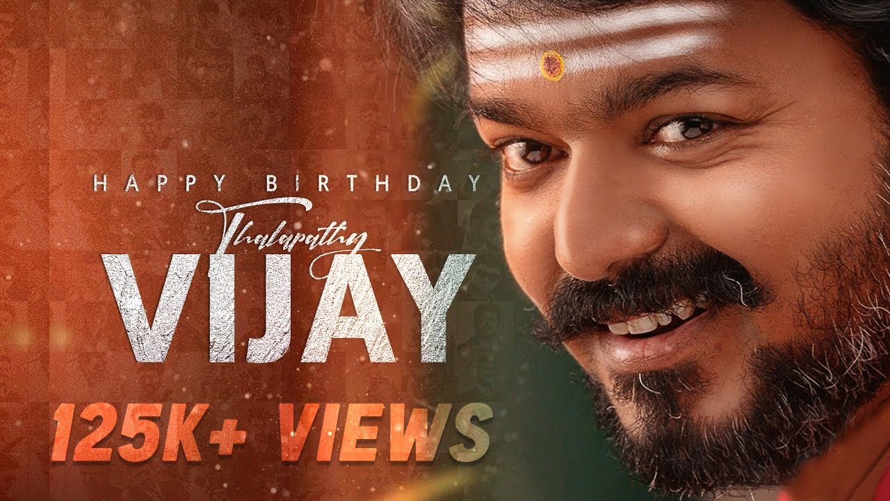 Thalapathy Vijay Birthday WhatsApp status Happy Birthday Thalapathy Vijay Theri Creation  HD