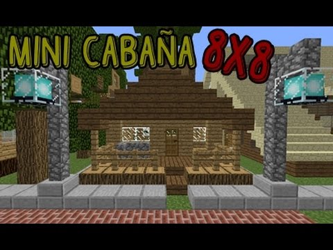 #18 8x8 MINI CABAÑA | Minecraft tutorial - YouTube