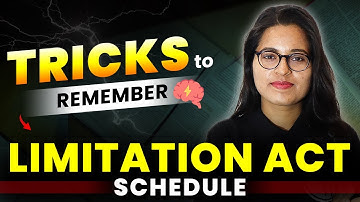 Most Effective Tips & Tricks to 🔥🧠Remember Limitation Act Schedule | State Judiciary Preparation