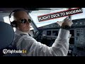 Flight deck to madeira on the lufthansa a320neo