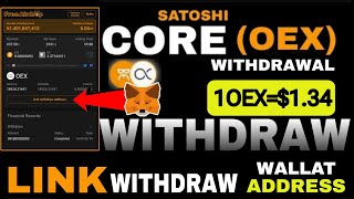 Satoshi OEX Link Wallet Address | OEX Coin Withdrawal | Open Ex Mining Link Withdrawal Address screenshot 4