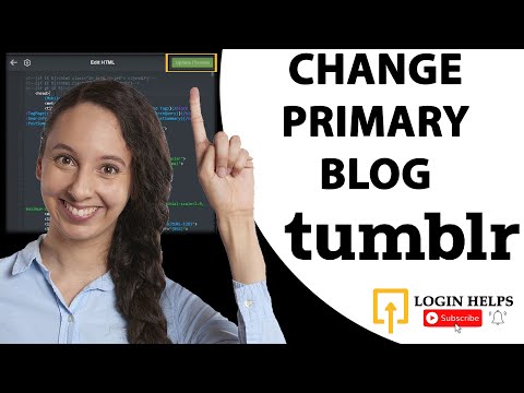 How to Change Primary Blog on Tumblr?