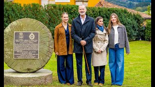 Royal Family 🇪🇸 | King Felipe, Queen Letizia, Princess Leonor Visit Valdesoto | 2025 Exemplary Town