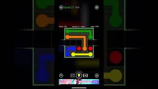 Flow Free Warps: Level 21 #mobilegames #flowfree #puzzlegames screenshot 5