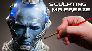 Mr. Freeze Sculpture Timelapse - Batman & Robin