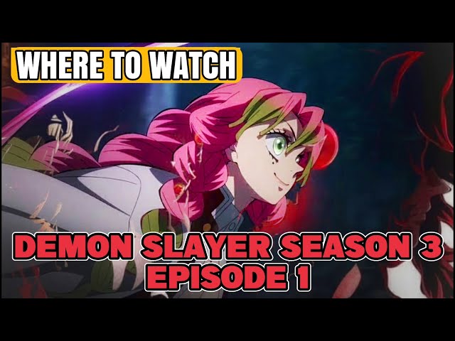 Watch Demon Slayer Season 3 free online