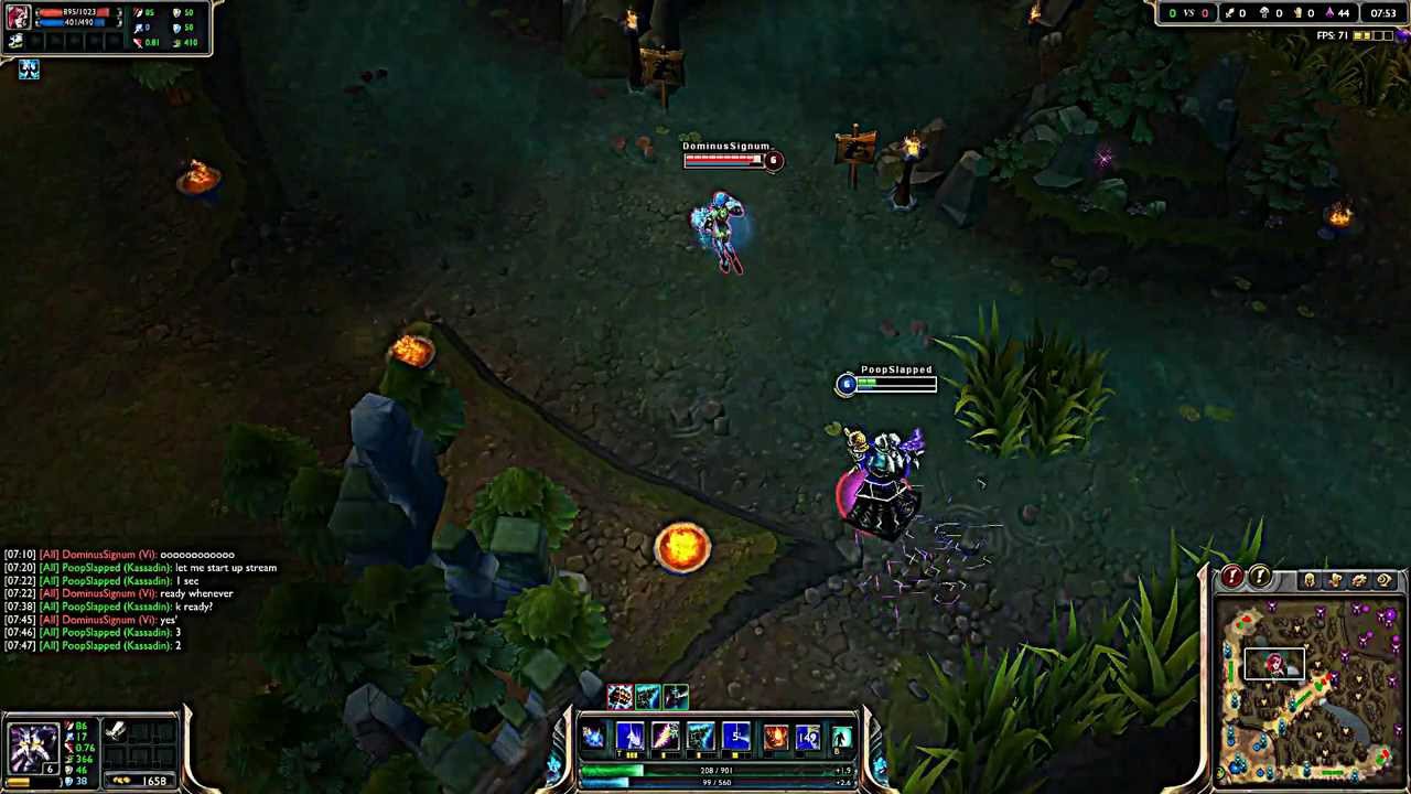 League of Legends - Vi Ult Bug wo/ Banshee Veil + Kassidan Q - 9/25/2013