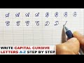 Cursive handwriting practice for beginners | handwriting practice | Cursive Capital letters A-Z