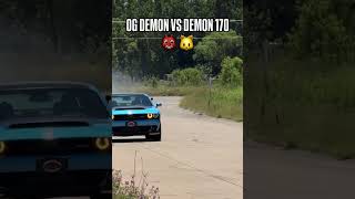 No traction 😂 #hellcatchallenger #helllcat #demon170 #racing #dragrace #srt #shorts #viral #fyp