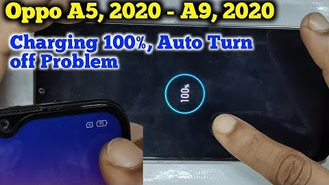 Oppo A5, 2020 - A9, 2020, Charging 100%, Auto Turn off Problem Fix, By HM Tec