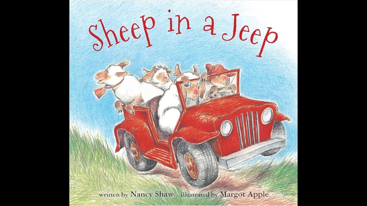 Sheep in a Jeep Read Aloud 🚙 Rhyming Words for Kids | Preschool