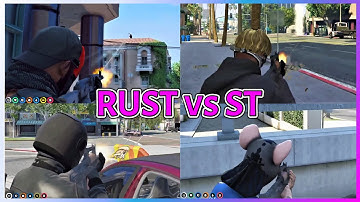 RUST vs Street Team At Little Seoul (Multiple POVs) | NoPixel GTA RP