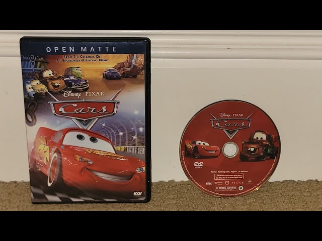 Cars Open Matte DVD Walkthrough 