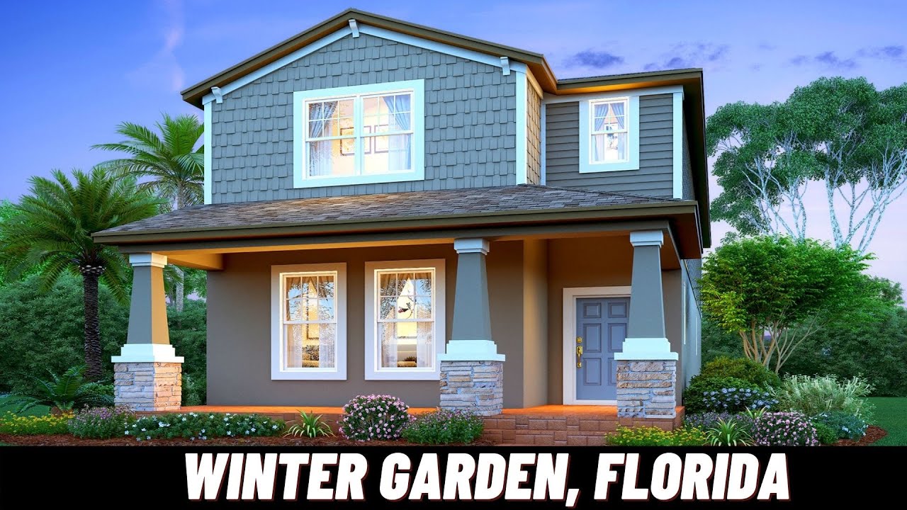 NEW HOMES IN WATERLEIGH, WINTER GARDEN Sebring Model Jones Group Real Estate YouTube