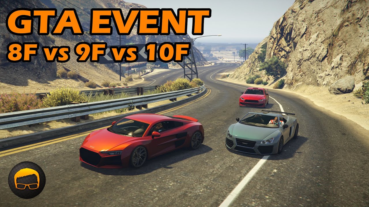 8Fs vs 9Fs vs 10Fs - GTA 5 Event Racing №24