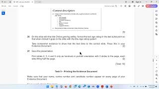 Task 4   Presentation   Cambridge ICT 0417 2023 October Paper 21