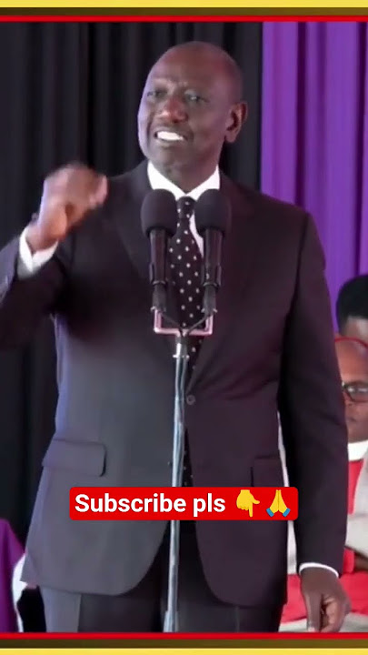 tukikosea tunatafuta wa kulaumu #ruto