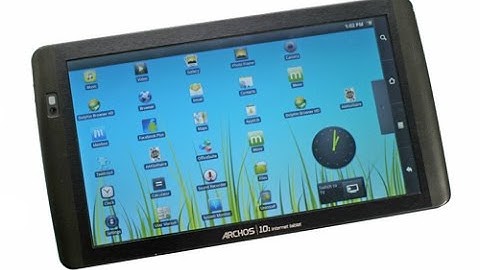 Archos 101 Internet Tablet Hard Reset and Forgot Password Recovery, Factory Reset