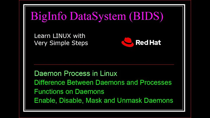 Daemon process ll what is daemon in Linux ll daemons function ll Difference between Daemon & Process