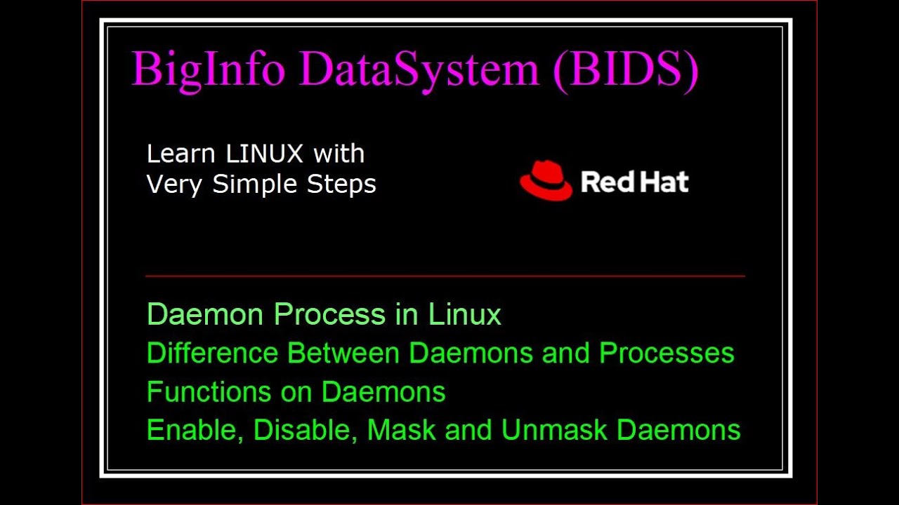  Module 20 Daemon Process Ll What Is Daemon In Linux Ll Difference