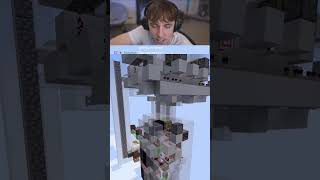 INSANE Minecraft Redstone Contraption Built in the SKY! #shorts