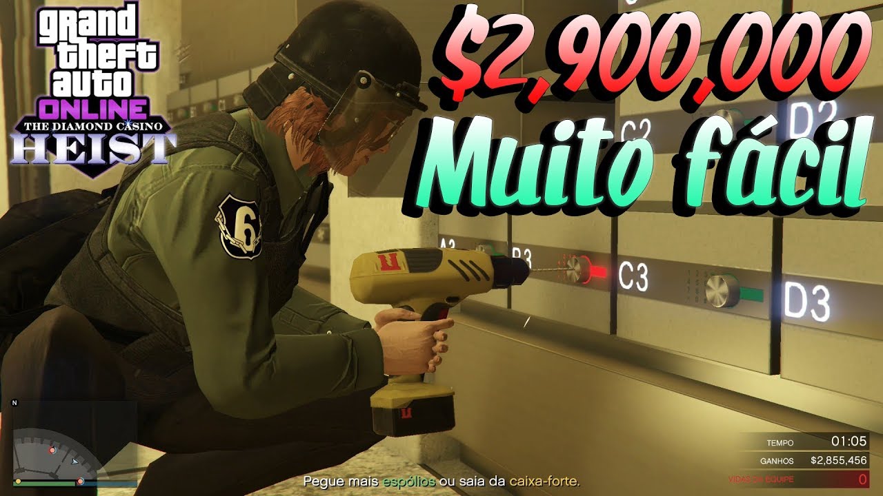 GTA V Online Golpe do Casino $ 2,900,000 Muito fácil