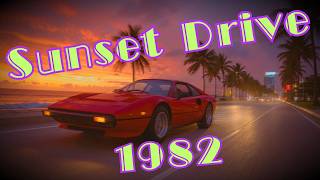 🎵Glam Synthwave 80s🌴| #39 Sunset Drive 1982... Golden Waves and Soft Roads. screenshot 4
