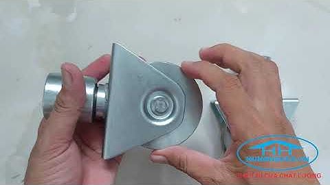 BÁNH XE XOAY 360 ĐỘ 80MM - CHẠY RAY V