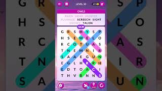 Word Search 👀 level 10 #shorts screenshot 1