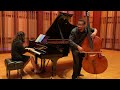 Xavier foley  latin paradise for double bass  piano w angie zhang on piano