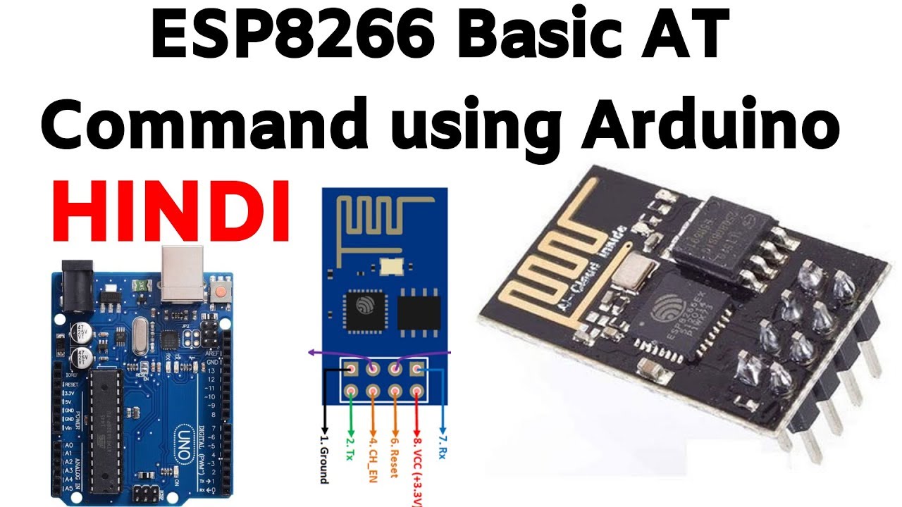How to send AT command with ESP8266 and Change Name and Password in ...