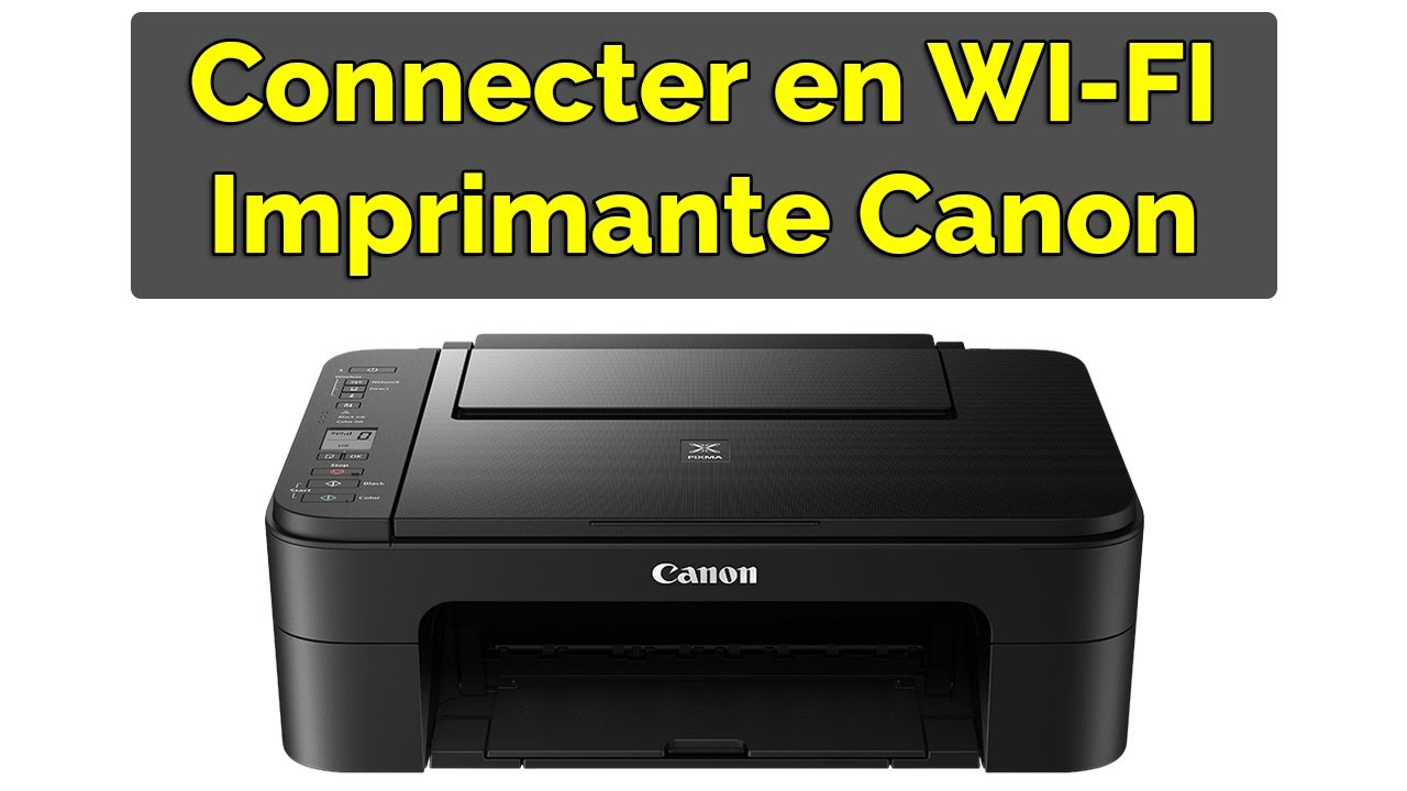 Comment connecter une imprimante Canon en WIFI - YouTube