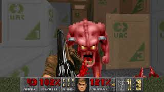 Doom The Ultimate Doom E2M2: Containment Area 100% Walkthrough Ultra Violence No Commentary