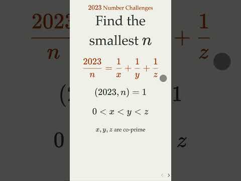 2023 Number Challenge: