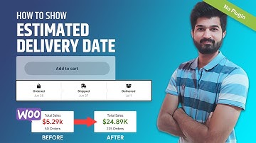 Show Expected Delivery Date Widget in WooCommerce | Without Plugin | #woocommerce