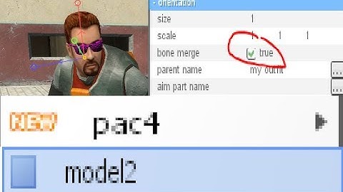 How to use Pac4/Experimental Model2s | GarrysMod Pac with bone merging