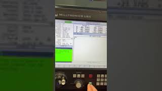 Milltronics BR8100IL CNC Bridge Mill video 1, Late model large travel machining center for sale.