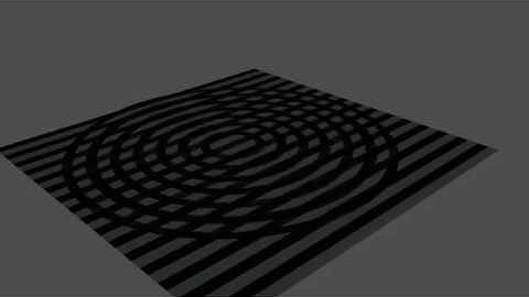 how to make a nice moiree (moiré) effect, animation in blender 3d v2.76  (beginners , +)