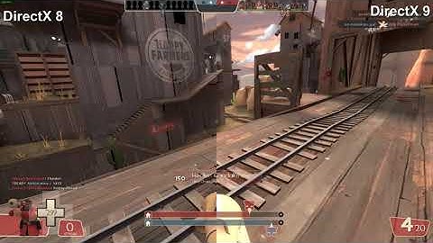 TF2 : DirectX 8 vs DirectX 9