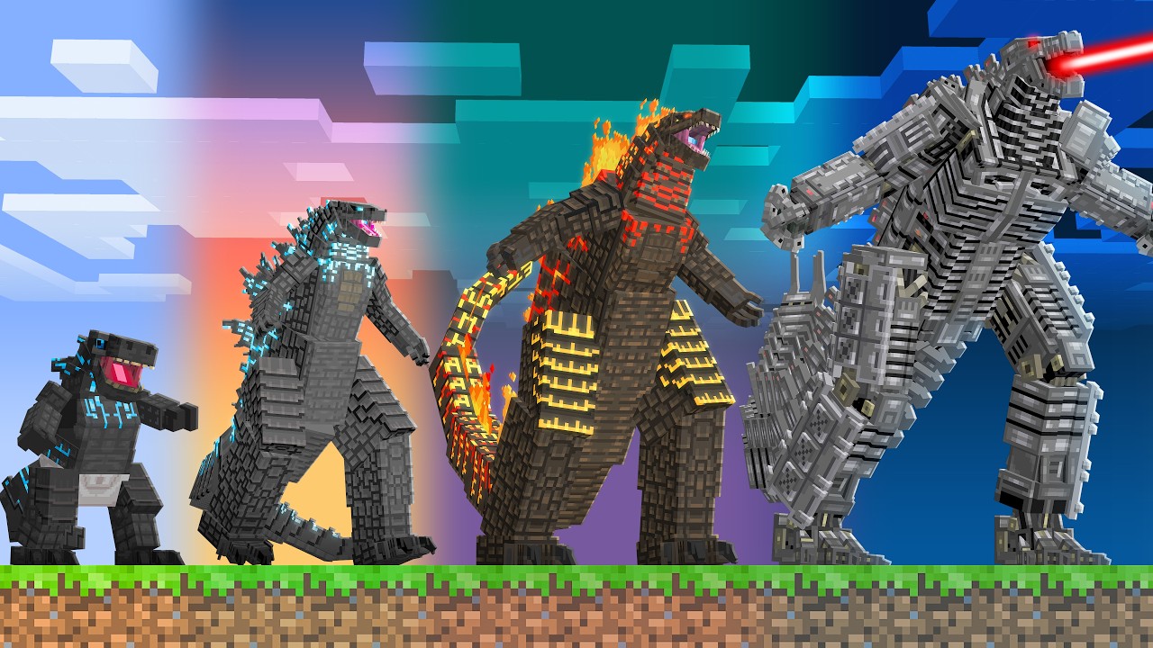 Upgrading GODZILLA Into a GOD In Minecraft