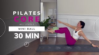 35 Min Pilates Core Workout | Pilates Abs With Mini Ball