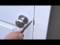 Open A Locked Door With A Knife? Door Security 101