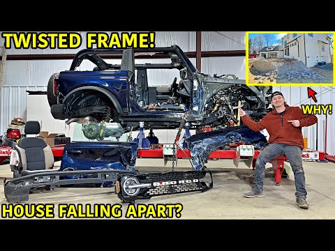 Rebuilding A Wrecked 2021 Ford Bronco Part 3!!!