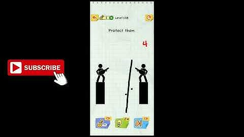 Draw 2 Save Stickman Puzzle New Update Level 138 Protect them